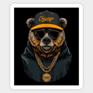 Chicago-Bears Mascot Windy City M5589 Sticker